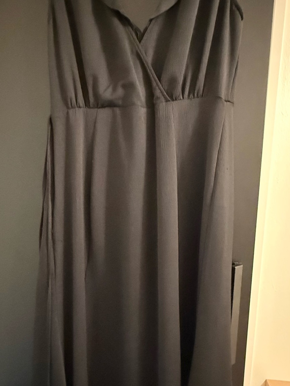 French Connection Charcoal Gray Maxi Dress